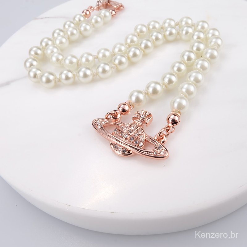 Vòng cổ Ngọc Trai Vivienne West woodVivienneSaturn