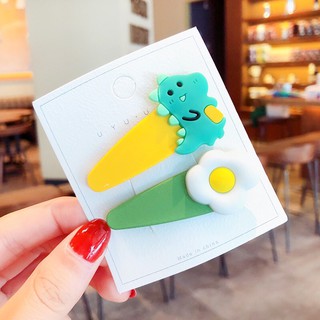 Kẹp Tóc pilu Hoa Quả set 2 chiếc cài tóc