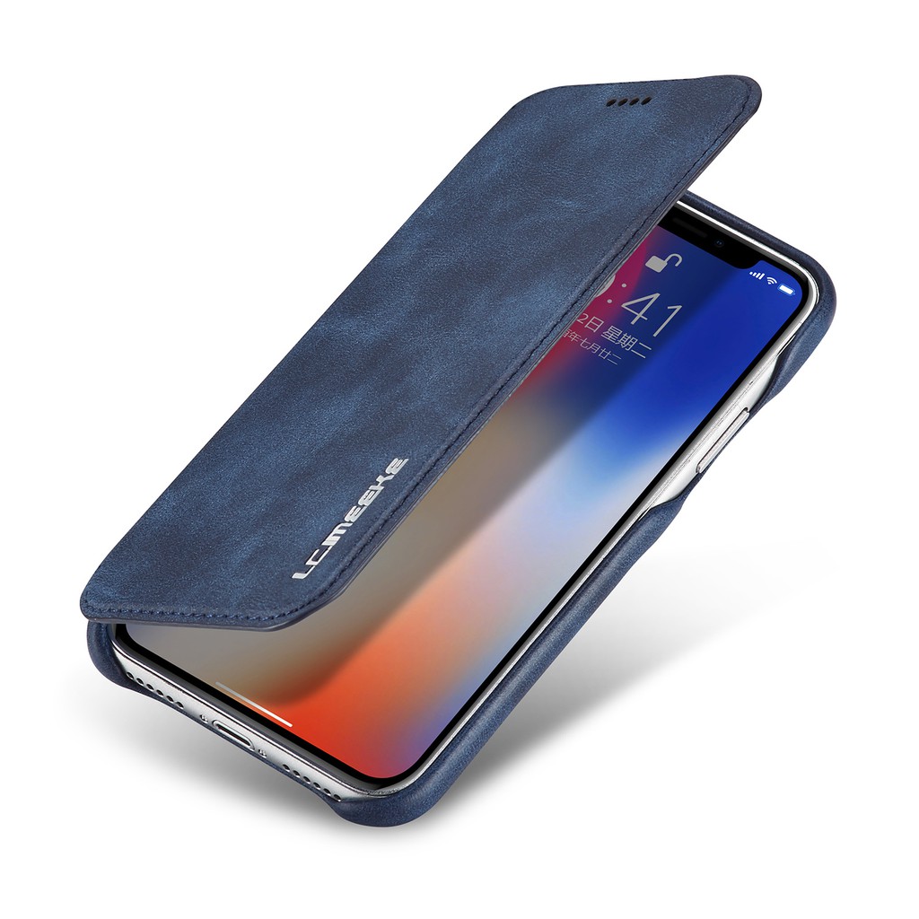 Bao da nắp gập chất lượng cao thời trang cho IPhone X Xs Xr XS max iphone11 11pro mx