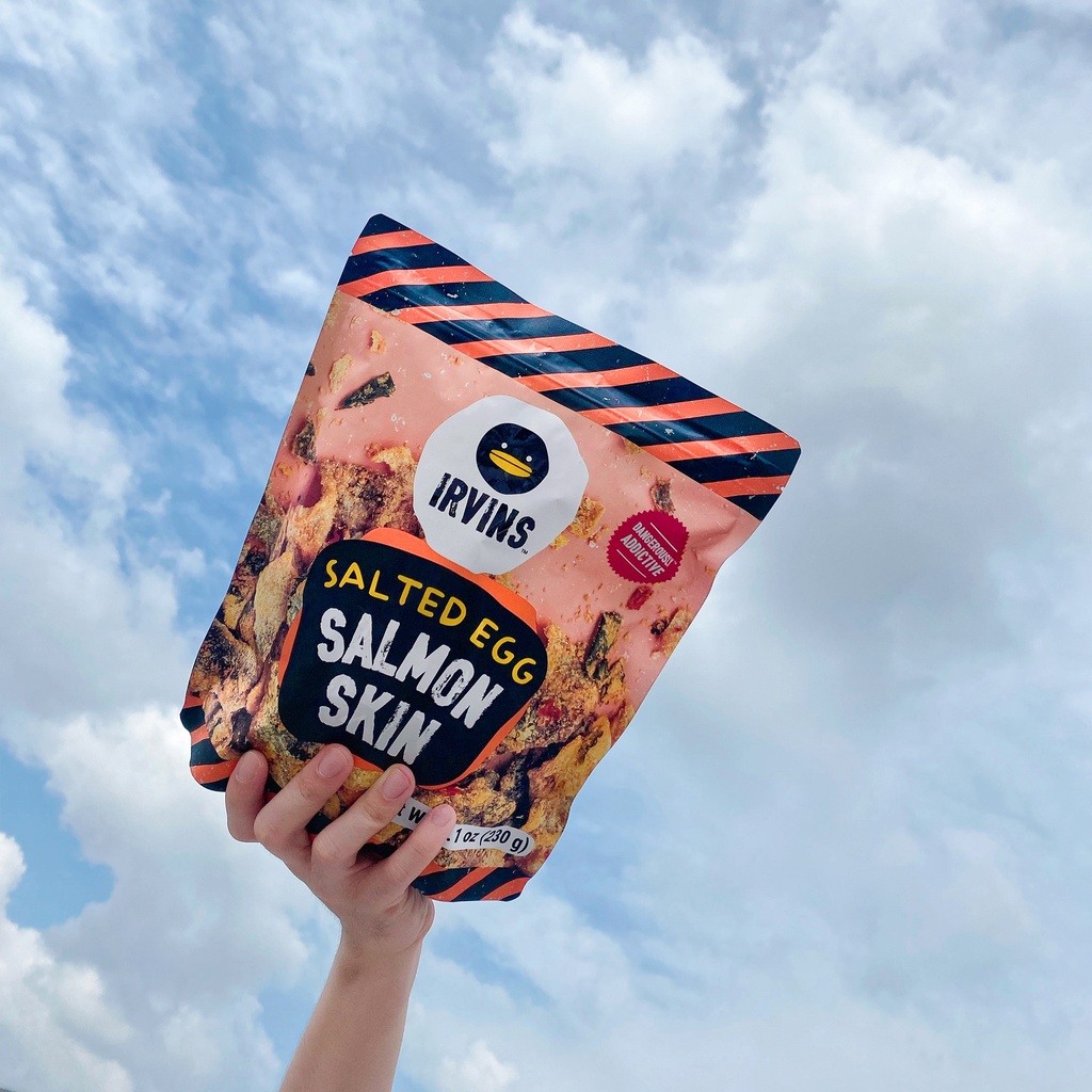 Da cá hồi trứng muối IRVINS - Salted Egg Salmon Skin