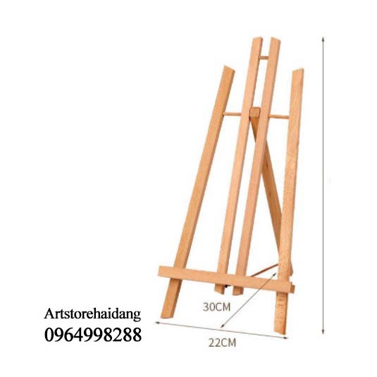 Giá vẽ mini siêu đẹp Phủ bóng PU  gập gọn tiện lợiCao 50cm hàng cao cấp