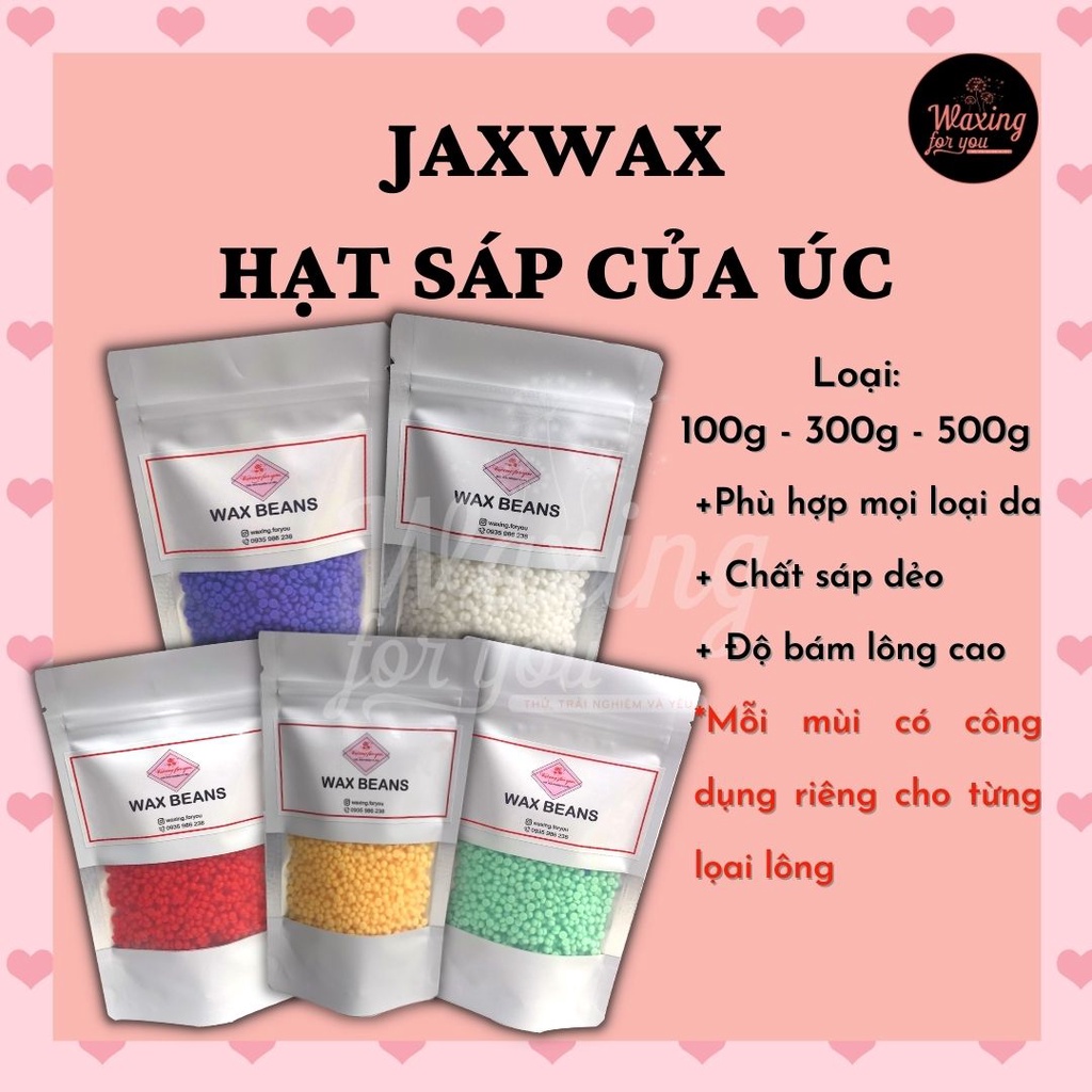 SÁP WAX BEANS - JAX WAX TẨY LÔNG NHẬP KHẨU ÚC - HẠT SÁP ĐUN WAX LÔNG (WAXINGFORU)