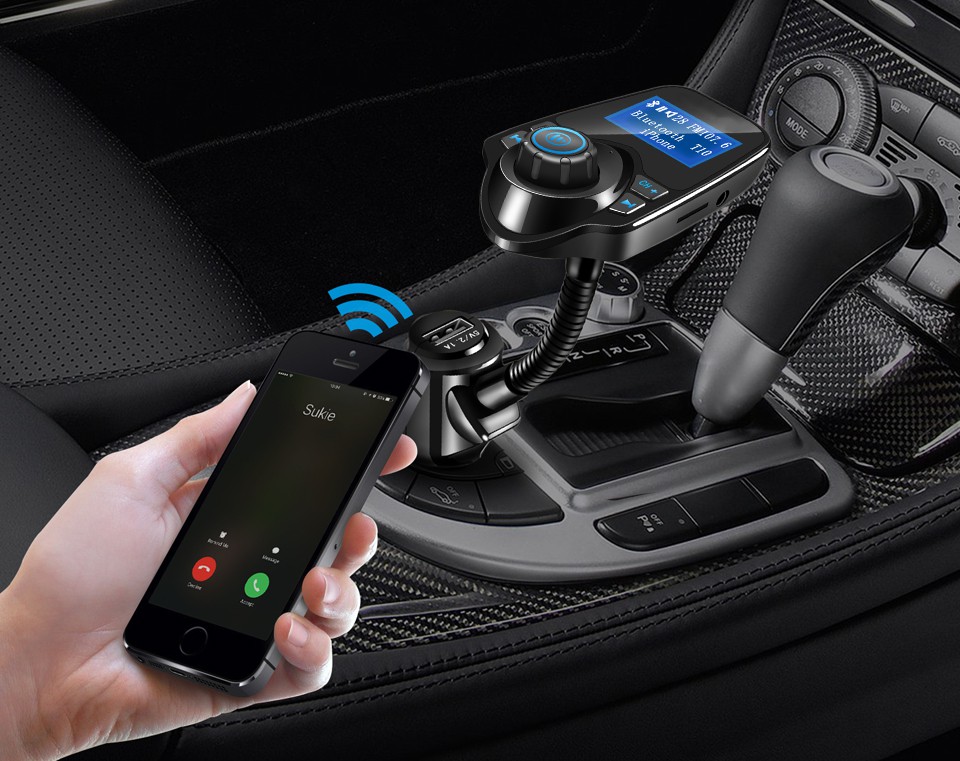 IN STOCK Bluetooth Car Kit MP3 Player Hands-free Call Wireless FM Transmitter Modulator
