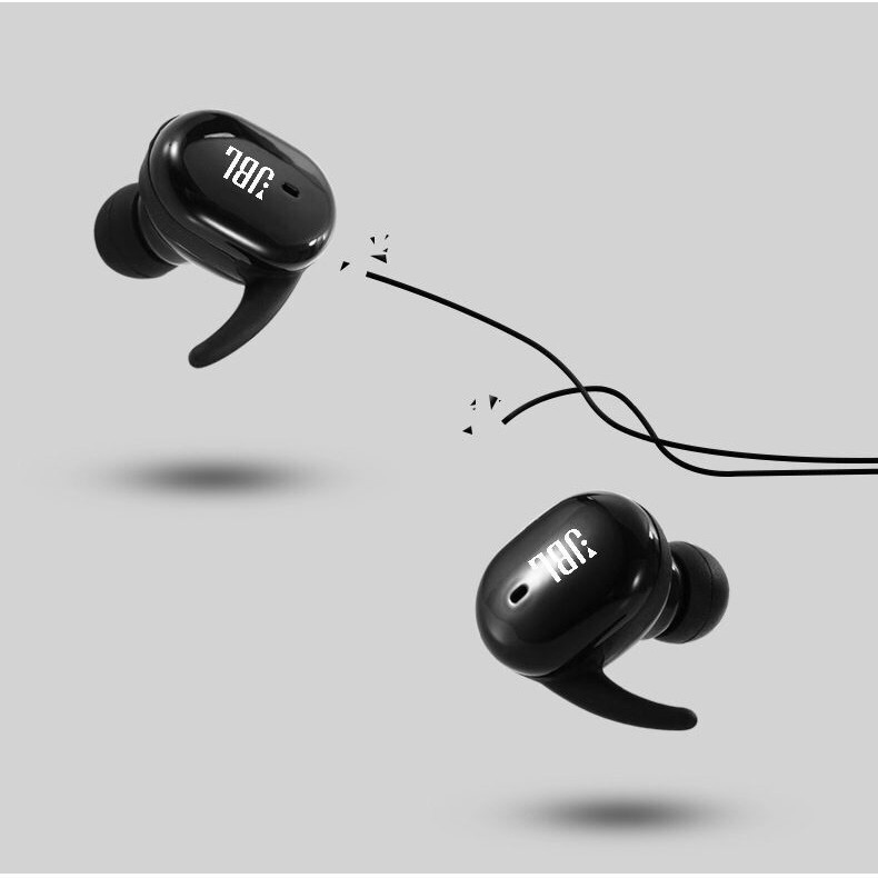 [ xả kho ] C96  Tai Nghe Bluetooth 2 tai - D77 TWS Harman 5.0 Chất Âm Tuyệt Hảo - Có Cốc Sạc