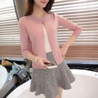 Áo khoác len nữ mỏng(CÓ ẢNH THẬT)