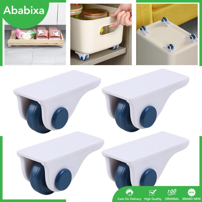 Bánh Xe Mini Xoay 360 Độ Tự Dính Thông Dụng Cho Thùng Rác
