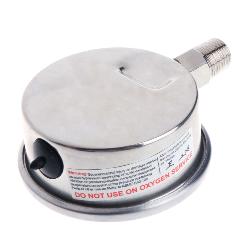 Bộ đồng hồ đo áp suất vòi máy lọc nước 2 trong 1 chống rung kiểm tra đường ống nước RANG: 0-1.6MPA