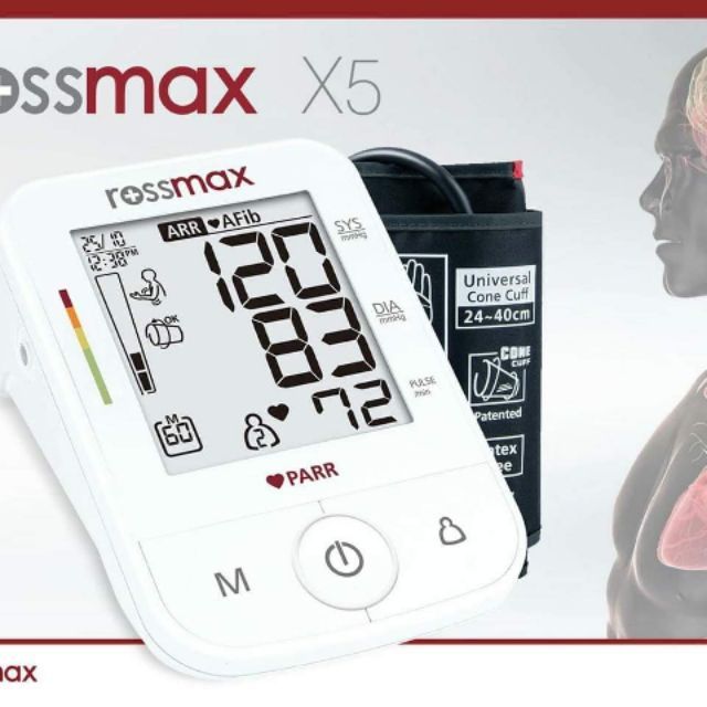 MÁY ĐO HUYẾT ÁP BẮP TAY ROSSMAX X5