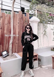 SET BỘ BROOkLYN ĐEN / GHI