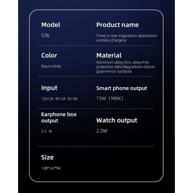 ĐẾ SẠC THÔNG MINH SẠC ĐA NĂNG 3 TRONG 1