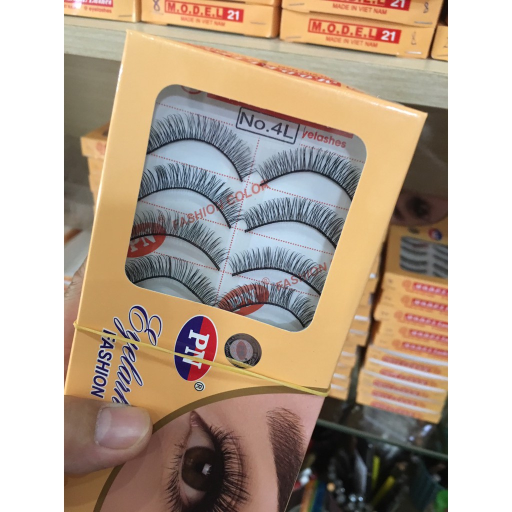 Bộ 10 cặp mi giả model 21 hàng loại 1 sợi mi đẹp