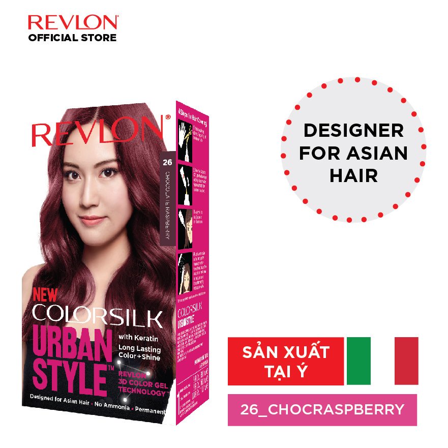 Thuốc nhuộm tóc thời trang Revlon Colorsilk Urban Style Ammonia Free Permanent 150ml