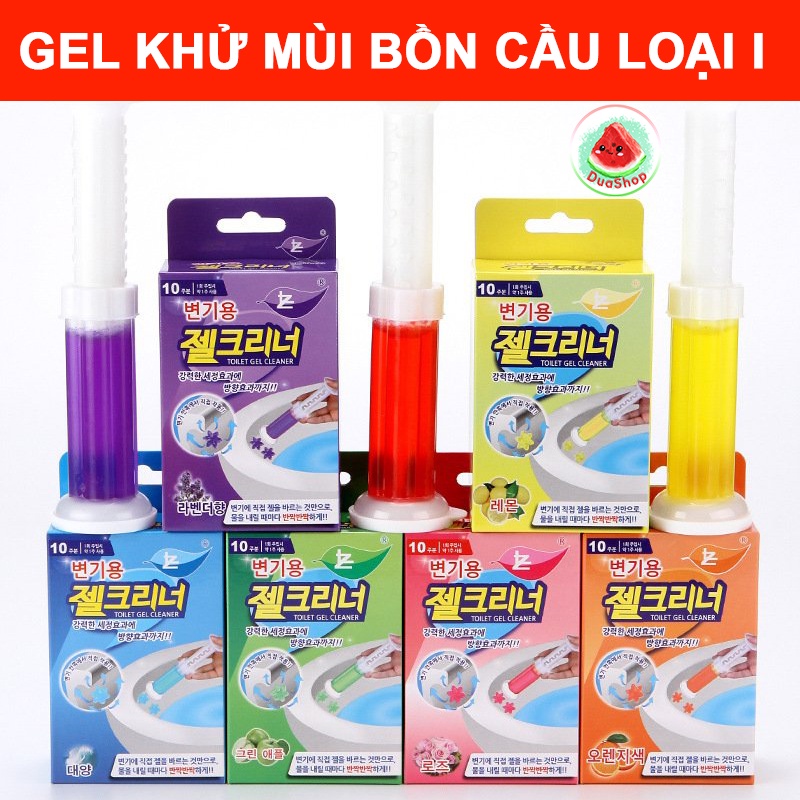 Gel Thơm Làm Sạch Khử Mùi Bồn Cầu LOẠI I - Gel Vệ Sinh Diệt Khuẩn Khử Trùng Bồn Cầu Hình Bông HoaDuashop