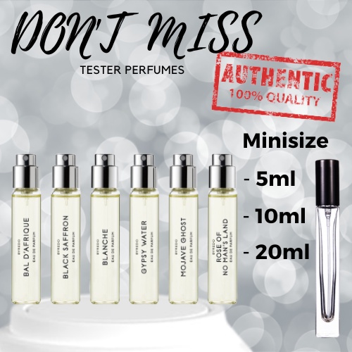Nước Hoa mini Byredo 11ml đủ mùi(Tách set)  [𝙳𝚘𝚗𝚝.𝚖𝚒𝚜𝚜]