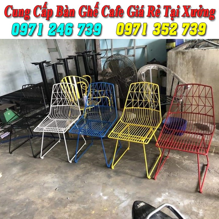 Ghế sắt cafe sân vườn giá rẻ