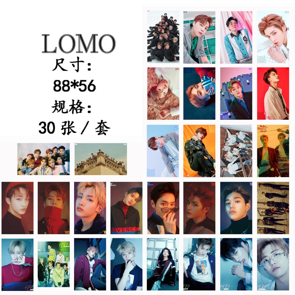 [MUA1 TẶNG1] 20 mẫu Lomo card 30 ảnh NCT