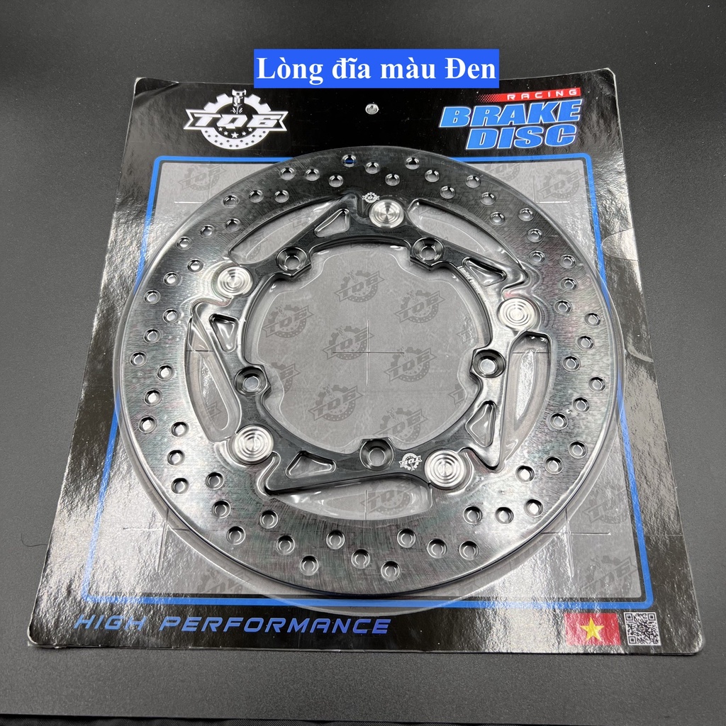 Đĩa trước Exciter 150 5 lỗ 260mm -TQ6 khoen inox kèm pat heo Dochoixe
