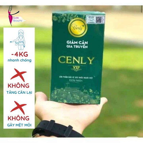 Giảm Cân Cenly VIP Hộp 15 - 30 Viên Giảm Cân Nhanh, Không Tăng Cân Trở Lại, Không Tác Dụng Phụ