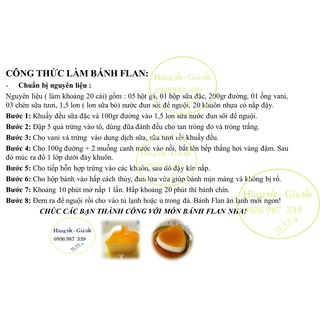 50 HỘP FLAN TRÁI TIM