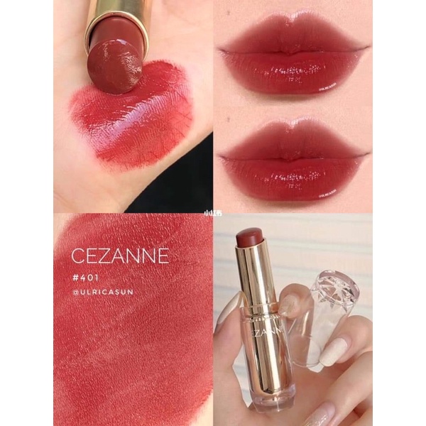 Son dưỡng môi Cezanne Lasting Lip Gloss 101 105 504 401