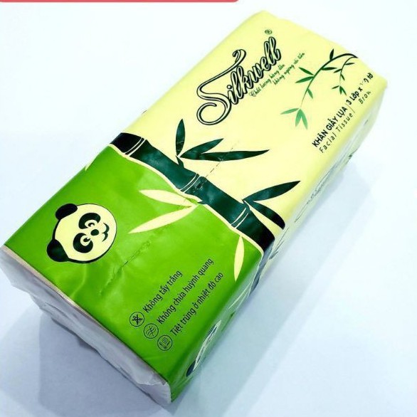 Giấy rút gấu trúc Silkwell 160tờ *3 lớp giá rẻ
