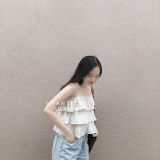 ÁO 2 DÂY BÈO TẦNG