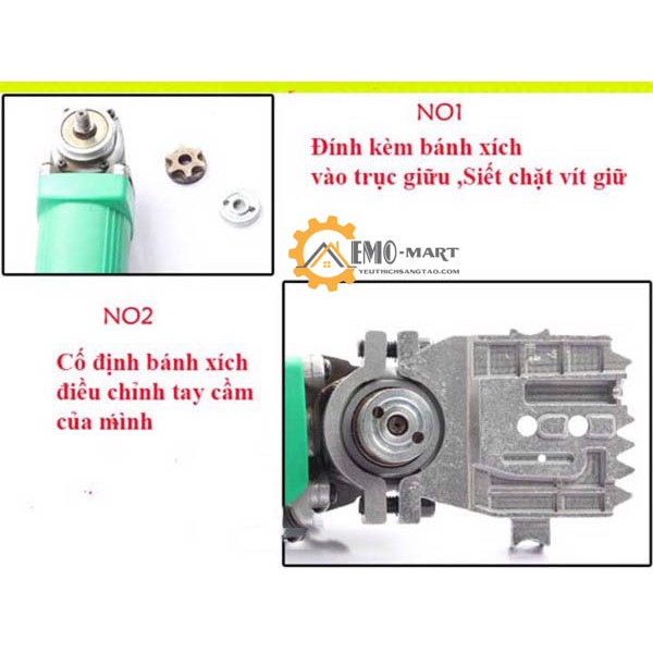 Bộ phụ kiện chuyển máy cắt mài cầm tay thành máy cưa 💥 BH 1 ĐỔI 1 TRONG 30 NGÀY 💥 Tiết kiệm thời gian