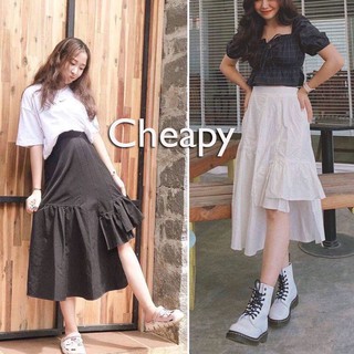 Chân váy ulzzang 3 tầng mới thiết kế lệch tầng lạ mắt cạp chun dáng suông có quần trong chất voan cưc xinh WK075
