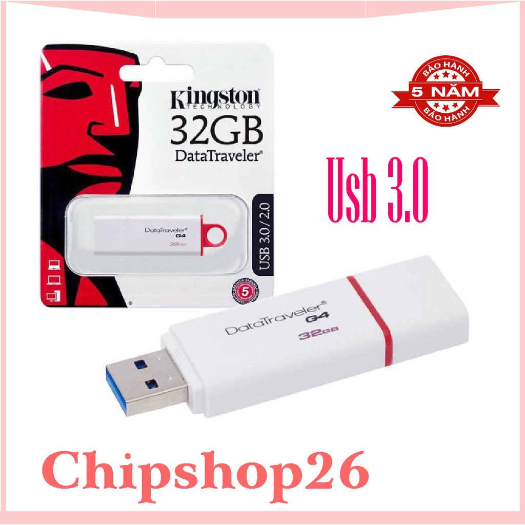 USB Kingston 3.0 DataTraverler G4 - 32GB!