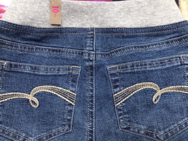 Quần Jeans Lửng Ôm cho bé gái 14kg-68kg