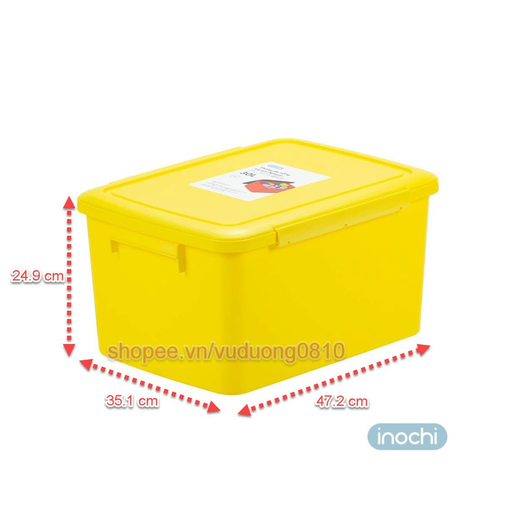 Set 03 Thùng đa năng trẻ em Inochi 30L-18L-10L - thùng đựng đồ chơi cho bé