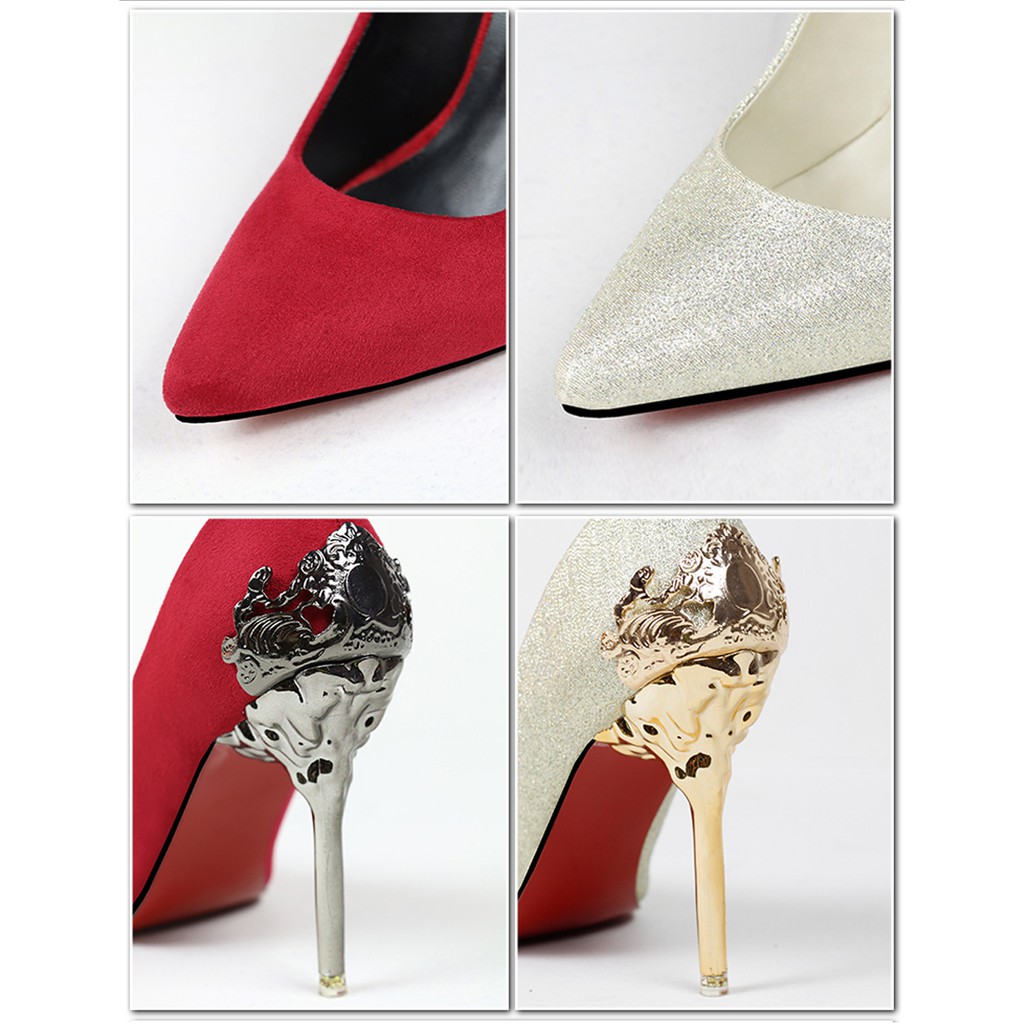 Giày Cao Gót Thời Trang Nhiều Màu Xinh Xắn Cho Nữ
