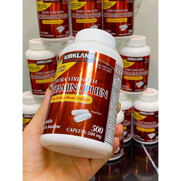 500 VIÊN ACETAMINOPHEN KIRKLAND CỦA MỸ