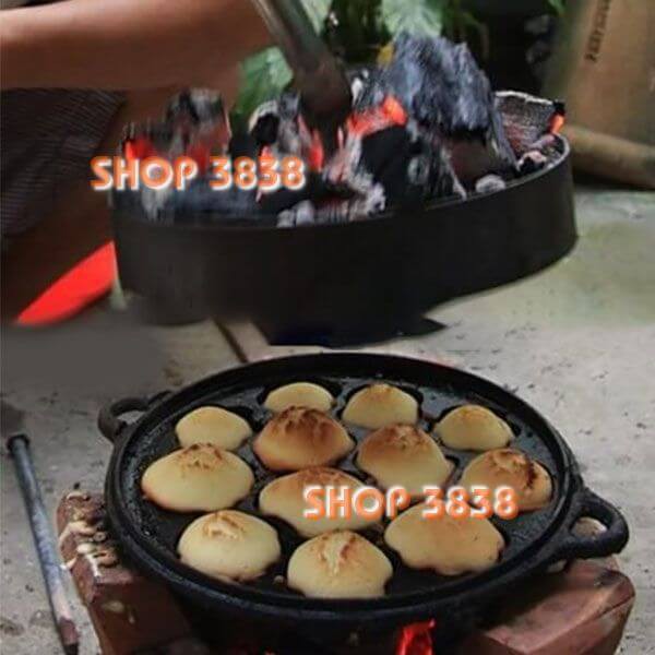 Khuôn Bánh Bông Lan Nướng Chống Dính 12 Bánh