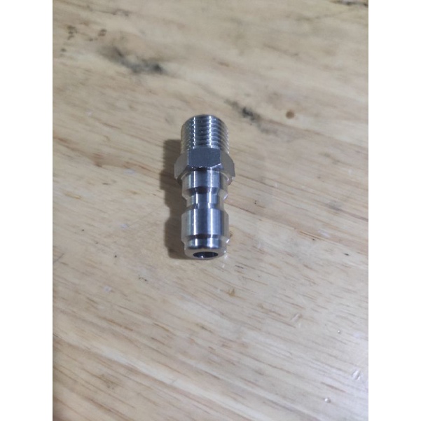 Đầu đực nối nhanh ren nhuyễn ngoài 13mm