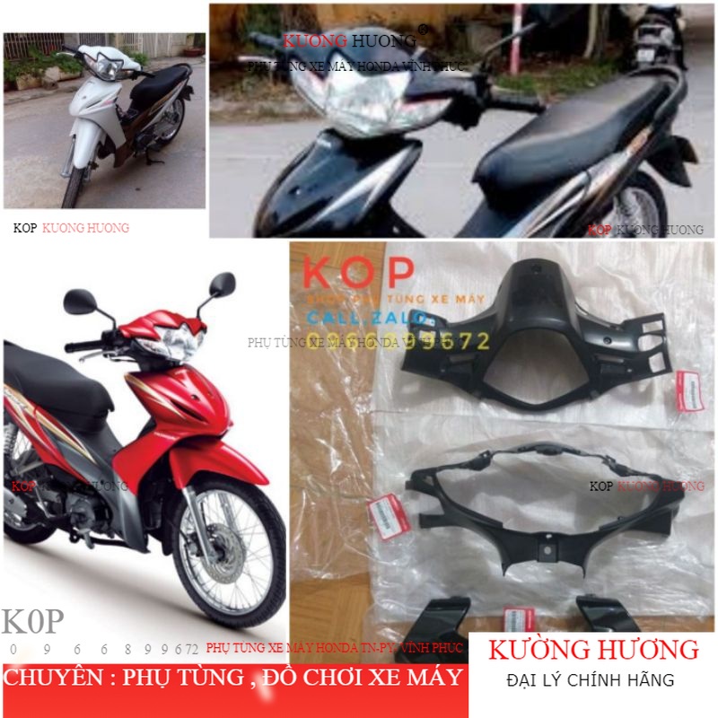 Bộ nhựa đầu wave S110 - chính hãng honda
