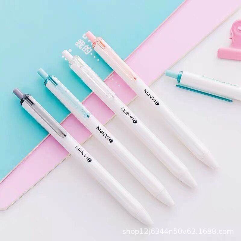 Bút gel JIANPIN VIENCE GP9060 Mực đen 0.5mm Cho Học Sinh Ghi Chú - Văn Phòng Phẩm Haku