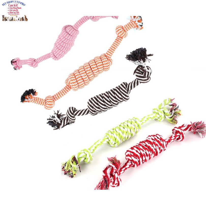 ĐỒ CHƠI DÂY THỪNG BỆN TUA RUA CHO THÚ CƯNG - Pet shop Uytinpro