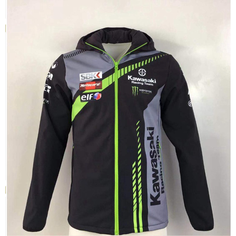 Áo Khoác sweater Có Khóa Kéo Chất Liệu Khô Thoáng Nhanh Thời Trang Cao Cấp Cho Nam Kawasaki