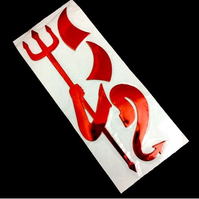 ⚡Video Thật⚡ Logo Quỷ Satan Trang Trí Logo Ô Tô