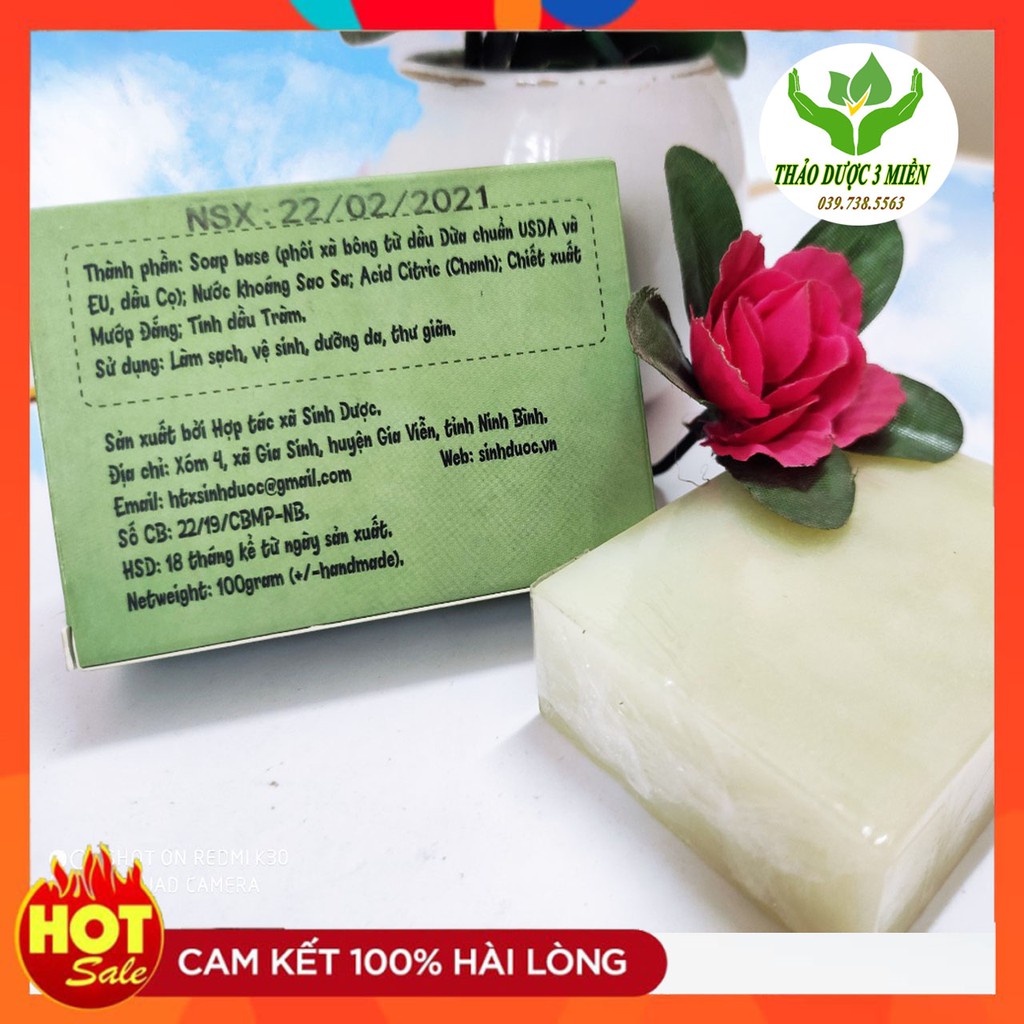 Xà Phòng Xà bông Mướp Đắng organic sạch mát da, sát khuẩn, ngừa mụn lưng, rôm sảy mề đay dạng sáp 100gr hàng chính hãng | BigBuy360 - bigbuy360.vn