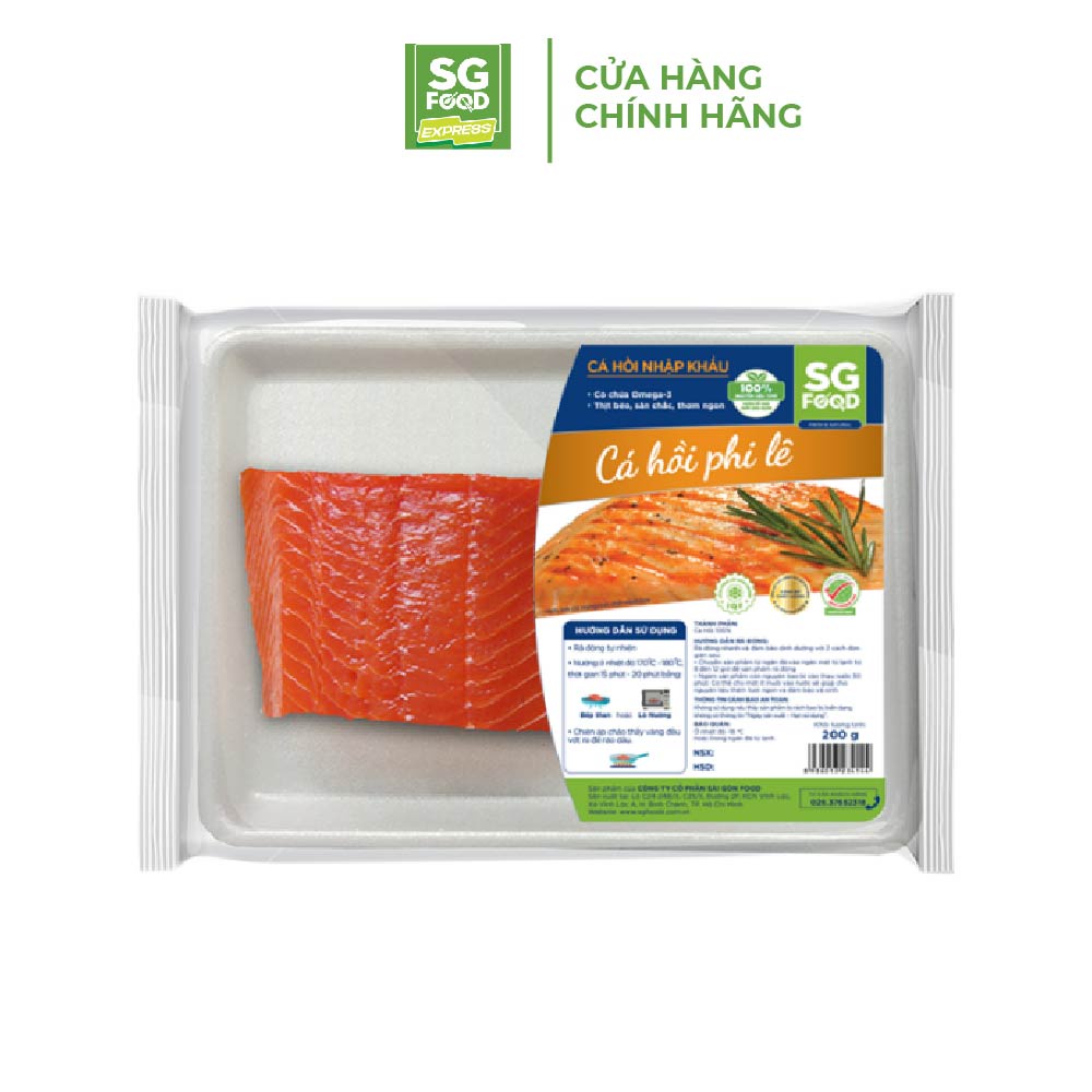 Cá hồi fillet SG Food 200g