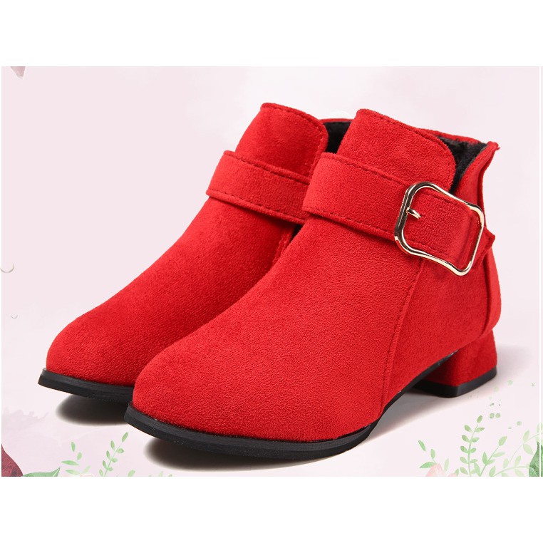 B07DO - Giày boot cho bé phong cách hàn quốc