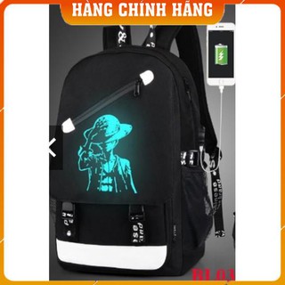 Loại 1 tốt nhất] balo nam phát sáng có sạc usb, khóa chống trộm