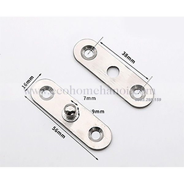 Bản lề trục xoay- bản lề cối xoay 360 độ chất liệu inox
