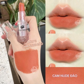 Son sáp 11 màu cam nude đào dolly veriety colour mềm mịn môi