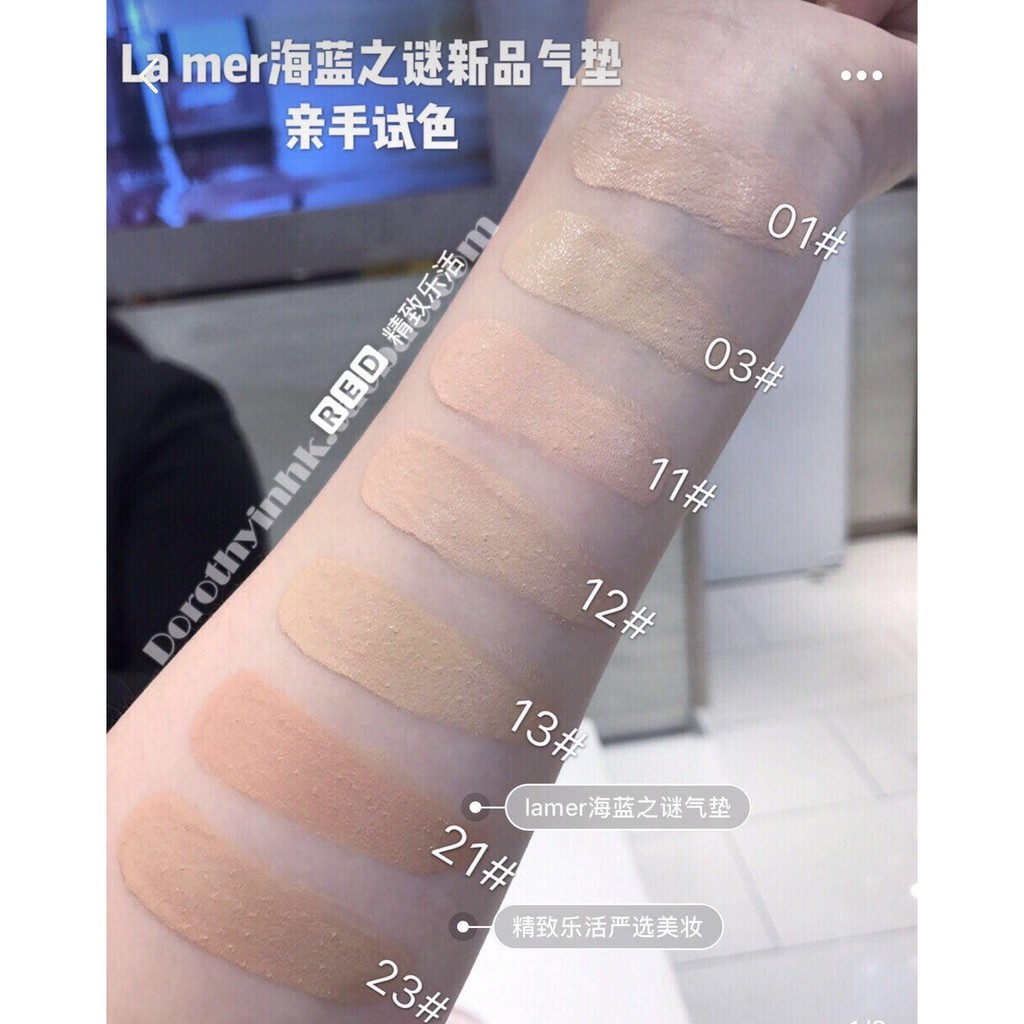 Phấn nước cushion Lamer spf 20 2 lõi 12gx2 đủ tone 01/3/11/12/13 - La mer cushion