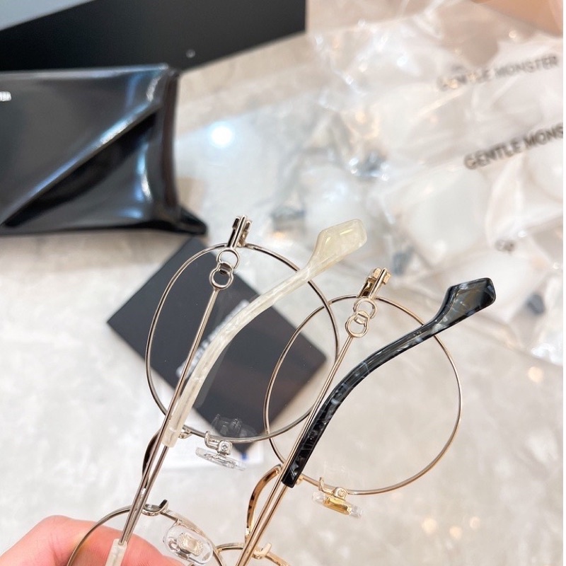 ⚡️Kèm box⚡️ Kính G.m Jenni Cloudyy titan cao cấp form tròn hot trend 2022 Jolie eyewear