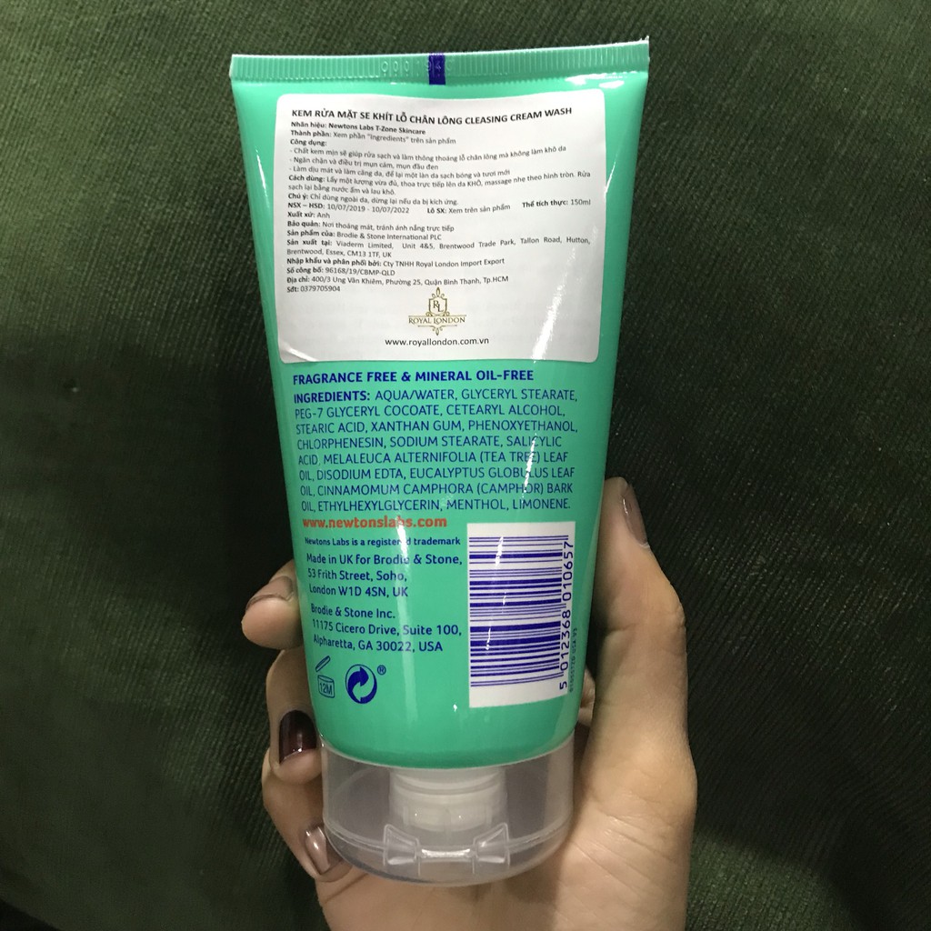 Kem rửa mặt khoá mụn tinh chất tràm trà T-Zone Cleansing Wash 150ml | BigBuy360 - bigbuy360.vn