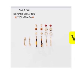 Set bông tai Bershka Nguyễn Diệu Linh